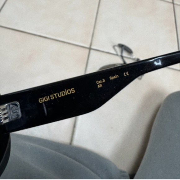 Gigi Studios Rosalia Black Sunglasses